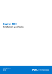 Dell Inspiron 3580 Installatiehandleiding