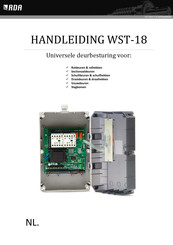 RDA WST-18 Handleiding