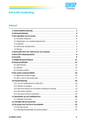 Watson Marlow Pumps 530 SN Series Handleiding
