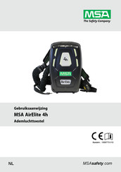 MSA AirElite 4h Gebruiksaanwijzing