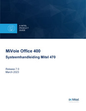 Mitel MiVoie Office 400 Handleiding