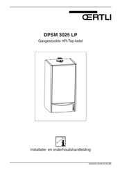 OERTLI DPSM 3025 LP Installatie- En Onderhoudshandleiding