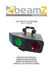 Beamz LED TRI-EYE 3x15W RGB Gebruiksaanwijzing