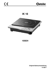 Bartscher IK 18 Gebruiksaanwijzing