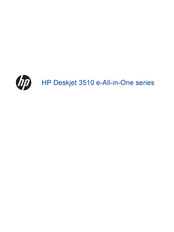 HP Deskjet 3510 e-All-in-One Series Handleiding