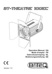 Briteq BT-THEATRE 100EC Gebruiksaanwijzing