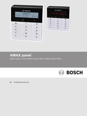 Bosch AMAX panel 4000 Installatiehandleiding