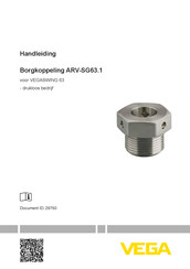 Vega ARV-SG63.1 Handleiding