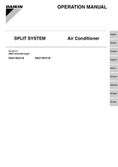 Daikin FAQ71BUV1B Bedrijfshandleiding