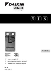 Daikin Rotex PGDK Gebruiksaanwijzing