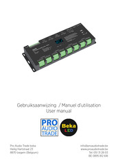 Pro Audio Trade bkl-dmx24 Gebruiksaanwijzing