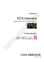 tams elektronik FD-R Extended Handleiding