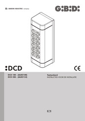 Bandini Industrie GiBiDi DCD200 Instructies Voor Installatie