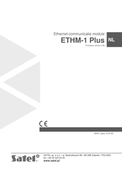 Satel ETHM-1 Plus Handleiding