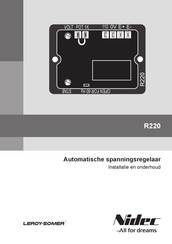 Leroy Somer Nidec R220 Installatie En Onderhoud