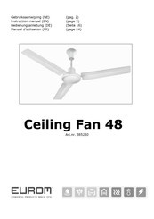 EUROM Ceiling Fan 48 Gebruiksaanwijzing