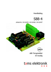 tams elektronik S88-4 Handleiding