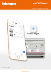 Bticino MyHOMEServer1 Installatiehandleiding