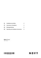 Novy Cloud 230 Installatievoorschriften