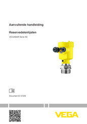 Vega VEGABAR 80 Series Handleiding