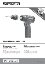 Parkside PBSA 12 C2 Vertaling Van De Originele Gebruiksaanwijzing