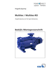 KSB Multitec Montagevoorschrift