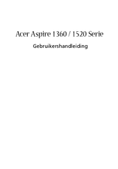 Acer Aspire 1520 Series Gebruikershandleiding