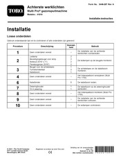 Toro 41010 Installatie-Instructies