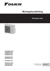 Daikin 3AMXF52A2V1B9 Montagehandleiding