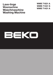 Beko WMB 71431 A Handleiding