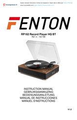 Fenton RP305 Gebruiksaanwijzing