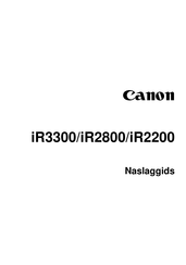 Canon iR2200 Naslaggids