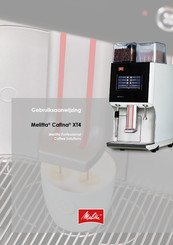 Melitta Cafina XT4 Gebruiksaanwijzing