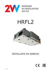 2VV HRFL2-1500 Handleiding Voor Installatie En Gebruik