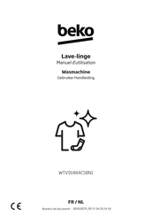 Beko WTV91484CSBN1 Gebruikershandleiding