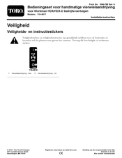 Toro Workman HDX Installatie-Instructies