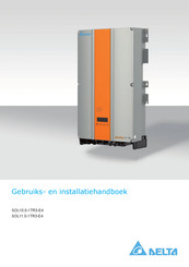 Delta SOL11.0-1TR3-E4 Gebruiks- En Instruktiehandleiding