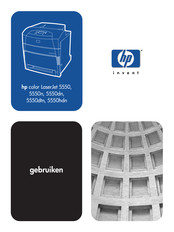 HP color LaserJet 5550hdn Gebruikershandleiding