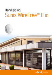 SOMFY Sunis WireFree II io Handleiding