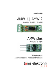 tams elektronik AMW-1 Handleiding