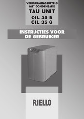 Riello TAU UNIT OIL 35 G Instructies Voor Gebruik