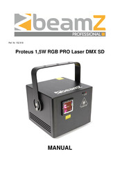Beamz Proteus 1,5W RGB PRO Laser DMX SD Handleiding