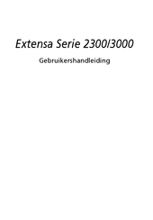 Acer Extensa 2300 Gebruikershandleiding