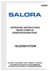 Salora 19LED8015TDW Gebruiksaanwijzing