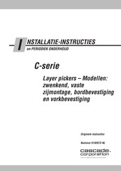 cascade corporation C Series Installatie-Instructies