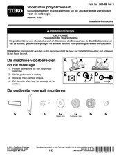Toro Groundsmaster 360 Series Installatie-Instructies
