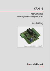 tams elektronik KSM-4 Handleiding