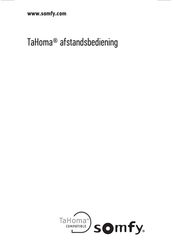 SOMFY TaHoma Handleiding