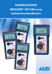 Euro Index MEGGER MIT200 Series Handleiding