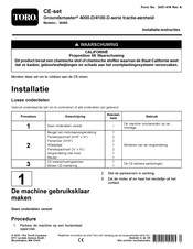 Toro Groundsmaster 4100-D Installatie-Instructies